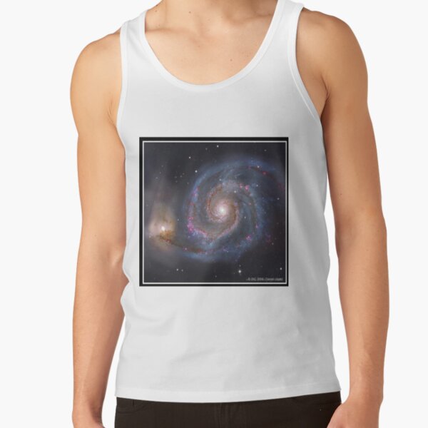 The #Whirlpool #Galaxy #SpiralGalaxy, Astronomy, Cosmology, AstroPhysics, Universe Tank Top