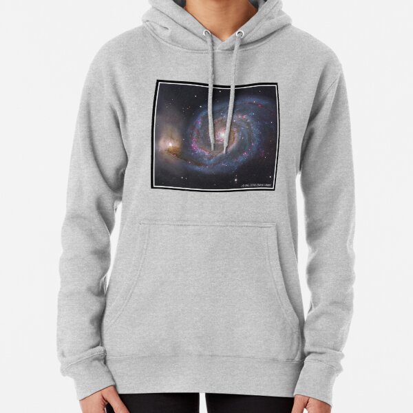 The #Whirlpool #Galaxy #SpiralGalaxy, Astronomy, Cosmology, AstroPhysics, Universe Pullover Hoodie