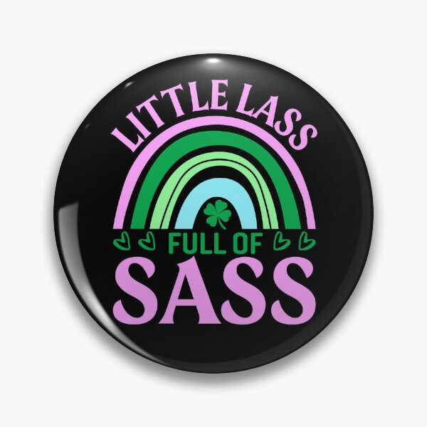 Item preview, Little lass full of sass designed and sold by Pixelish.