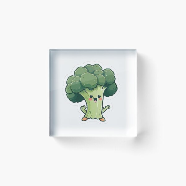 Item preview, Happy Broccoli designed and sold by fractalkuzy.