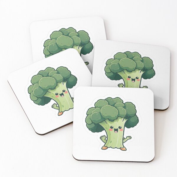 Item preview, Happy Broccoli designed and sold by fractalkuzy.