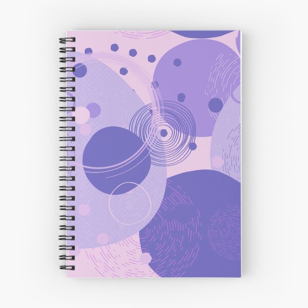 Item preview, Purple and Lilac Abstract Circles Pattern  designed and sold by SoccaTamam.