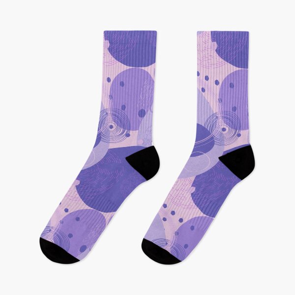 Item preview, Purple and Lilac Abstract Circles Pattern  designed and sold by SoccaTamam.