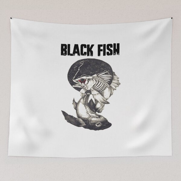 Item preview, black fish designed and sold by Fahmimii.