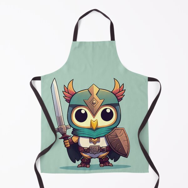 Item preview, Kawaii Owl Warrior RPG Adventurer designed and sold by tartanphoenix.