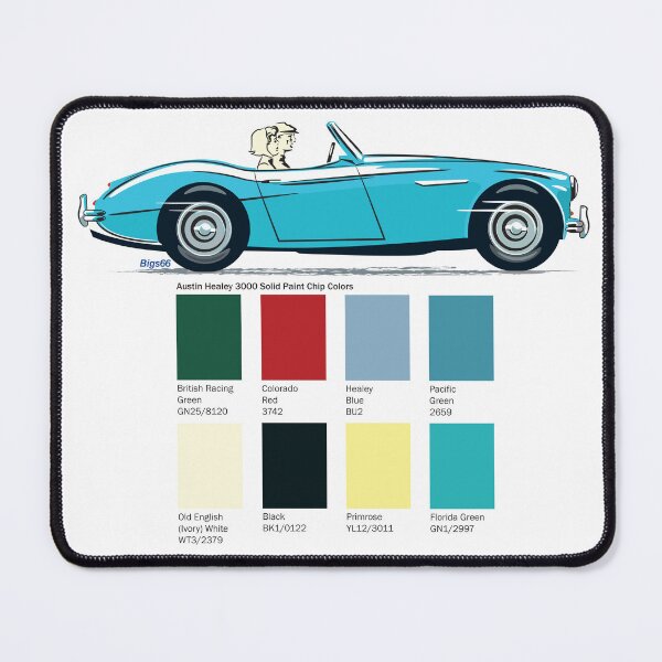 Item preview, Healey Blue AH 3000 with other solid options designed and sold by Bigs66.