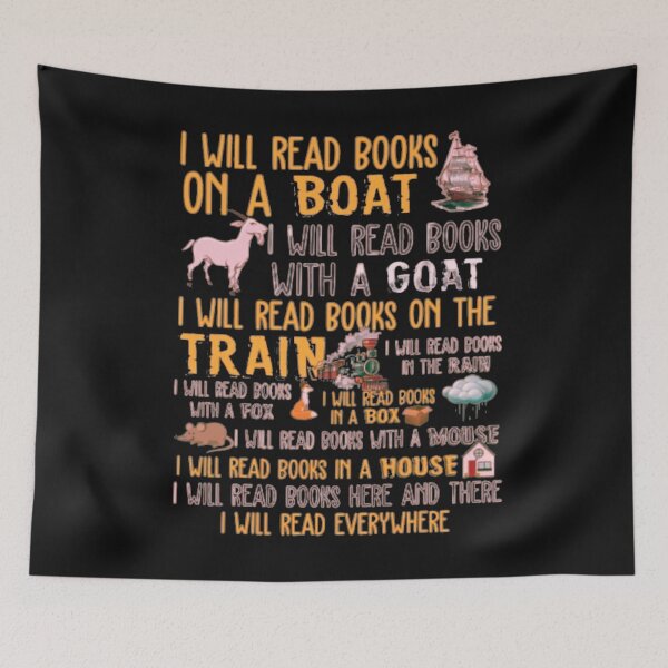 Item preview, I Will Read Books On A Boat & Everywhere Reading Gifts Kids  designed and sold by nicedesign01.