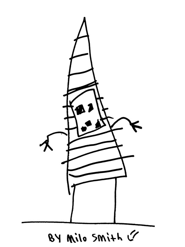 Thumbnail 4 of 4, iPhone Case, Robot Pyramid designed and sold by MiloAndersSmith.