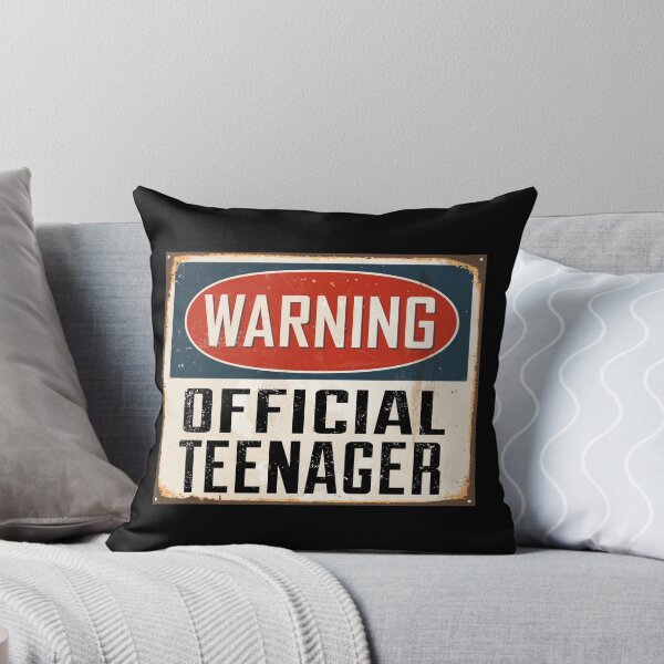 Item preview, Official Teenager Warning Sign - Funny 13th Birthday designed and sold by Hananiah Merch.
