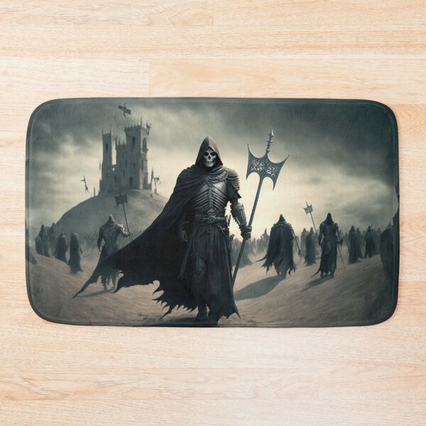 Item preview, Dark Grim Warrior with his Army of Soldiers Scouring the Lands designed and sold by Dragonstrom.