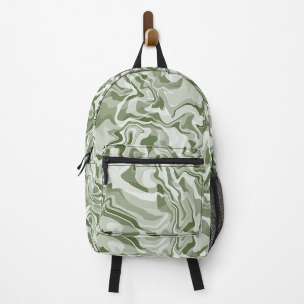 Item preview, Abstract pattern in green waves. designed and sold by MirBer.