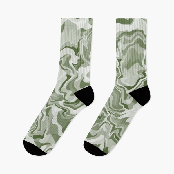 Item preview, Abstract pattern in green waves. designed and sold by MirBer.