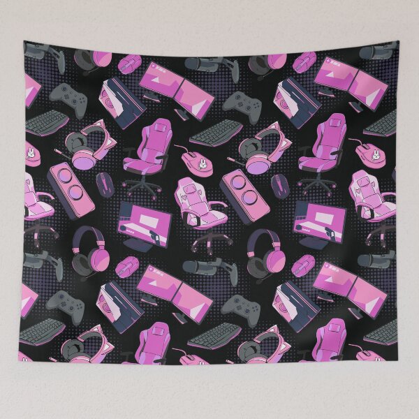 Artikelvorschau, Gamer Seamless Pattern entworfen und verkauft von MadeByBeata.
