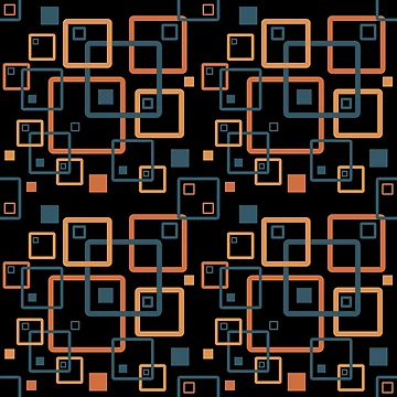 Artwork thumbnail, Abstract Retro Pattern by GaryDobson