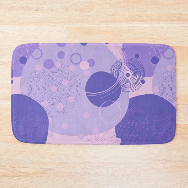 Item preview, Purple and Lilac Abstract Circles Pattern  designed and sold by SoccaTamam.