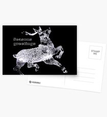 Christmas Reindeer Postkarten