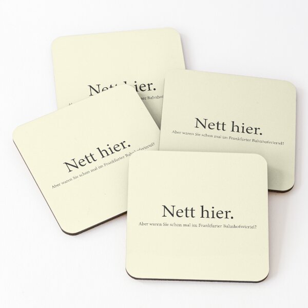 Item preview, nett hier aber waren sie schon mal im frankfurter bahnhofsviertel designed and sold by TheBestArt2022.