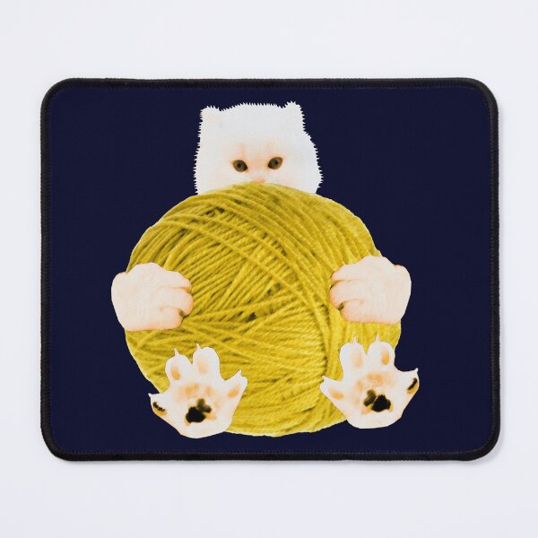 Item preview, Cat playing with a ball of string designed and sold by kinpirks.