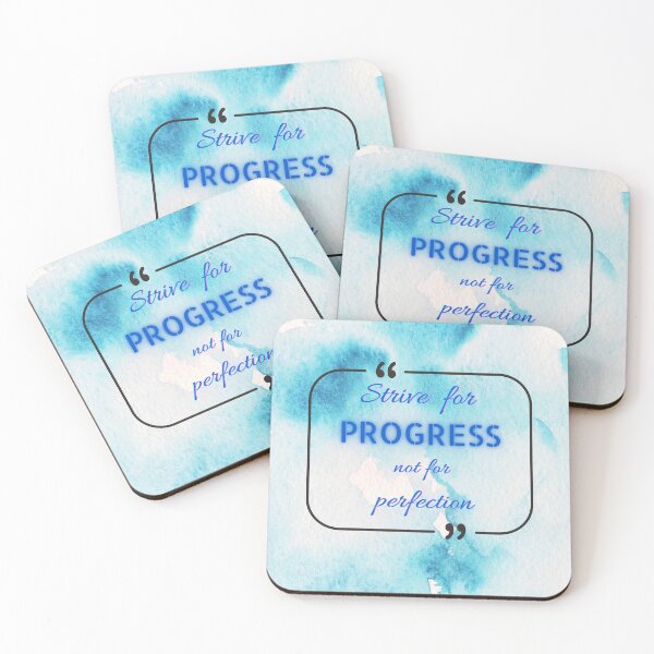 Item preview, STRIVE FOR PROGRESS NOT FOR PERFECTION designed and sold by jasneetchopra27.