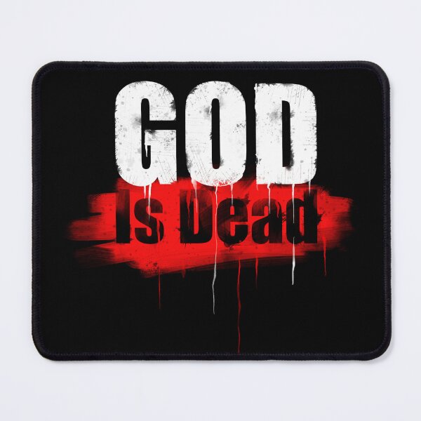 Item preview, Atheist God is Dead paint vintage paint splatter with drips. designed and sold by Mitch616Art.