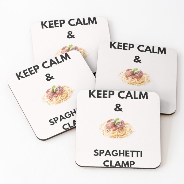 Item preview, KEEP CALM AND SPAGHETTI CLAMP designed and sold by DijaOutlet.