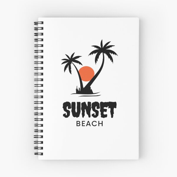 Item preview, Sunset beach logo design designed and sold by Beach-Designs.