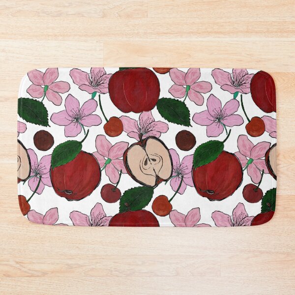 Item preview, apples and cherry flowers and cherry fruits  designed and sold by NayaChu.
