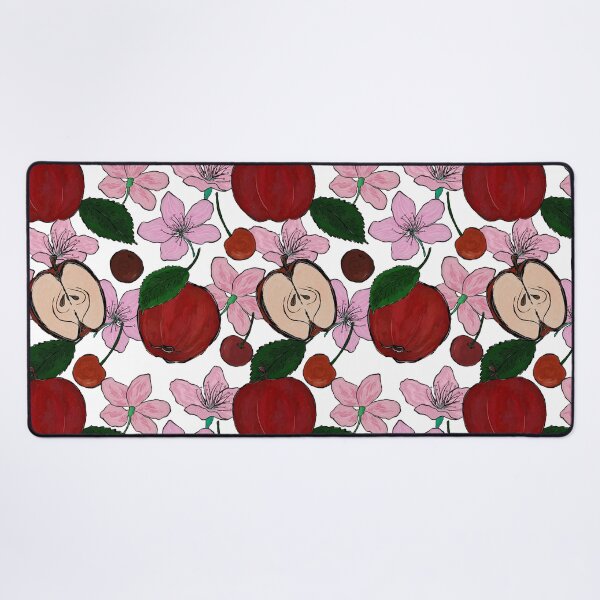 Item preview, apples and cherry flowers and cherry fruits  designed and sold by NayaChu.