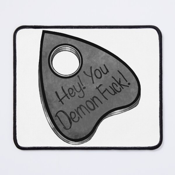 Item preview, Hey You Demon Fuck Buzzfeed Unsolved Inspired Print Sticker designed and sold by veeebles.
