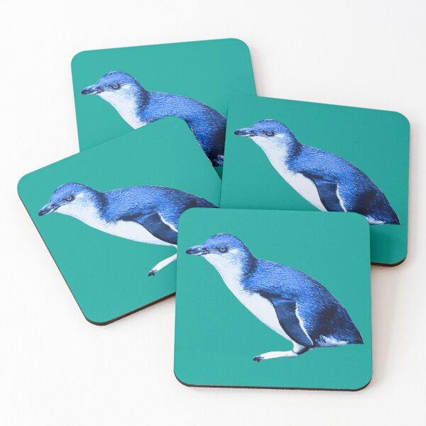 Item preview, SBP Little Blue Penguin (teal #03A096 background) designed and sold by SBPenguins.