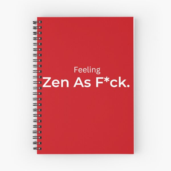 Item preview, Feeling Zen As F*ck. (red) designed and sold by ArtifyAvangard.