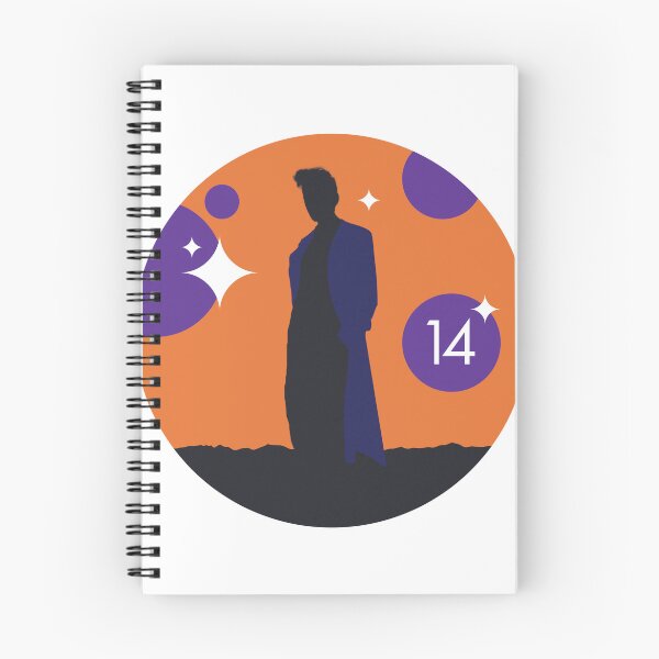 Item preview, Silhouette Fourteenth Doctor David Tennant designed and sold by Blue Box Artworks.