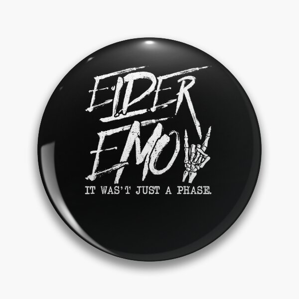 Item preview, Elder Emo It Wasn't Just A Phase Goth Rocker Emo Music designed and sold by Sinful Charm.