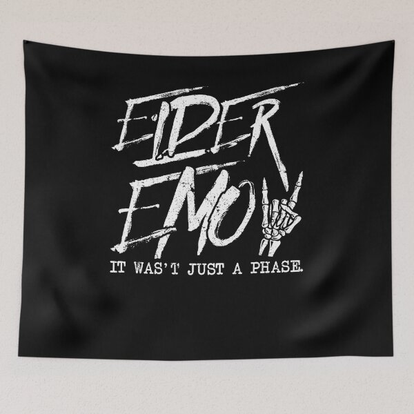 Item preview, Elder Emo It Wasn't Just A Phase Goth Rocker Emo Music designed and sold by Sinful Charm.
