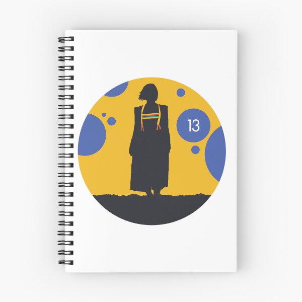 Item preview, Silhouette Thirteenth Doctor Jodie Whittaker designed and sold by Blue Box Artworks.