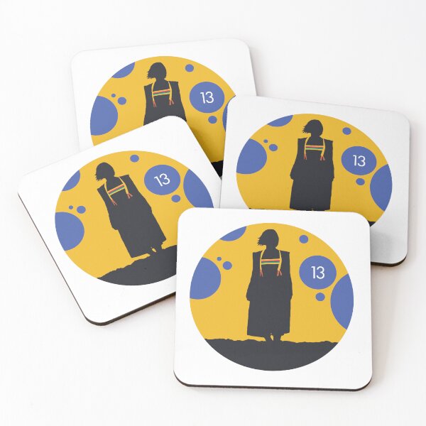 Item preview, Silhouette Thirteenth Doctor Jodie Whittaker designed and sold by Blue Box Artworks.