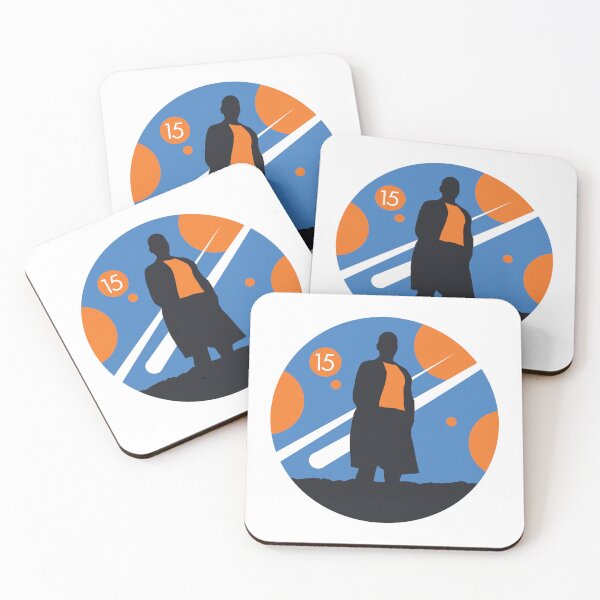 Item preview, Silhouette Fifteenth Doctor Ncuti Gatwa designed and sold by Blue Box Artworks.