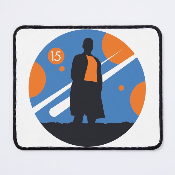 Item preview, Silhouette Fifteenth Doctor Ncuti Gatwa designed and sold by Blue Box Artworks.