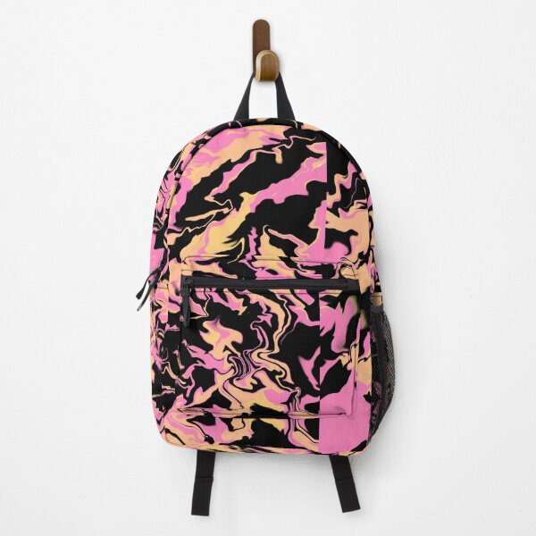 Artikelvorschau, Black Pink Orange Abstraction entworfen und verkauft von awsomepatterns.