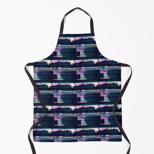 Item preview, Broken TV Screen VHS Glitch - 80s Style Glitch Pattern in Blue and Pink designed and sold by Fine Prints.