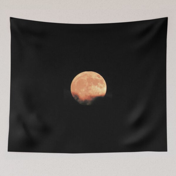 Item preview, Red Moon Sat Upon A Cloud Throne designed and sold by HeppsMedia.