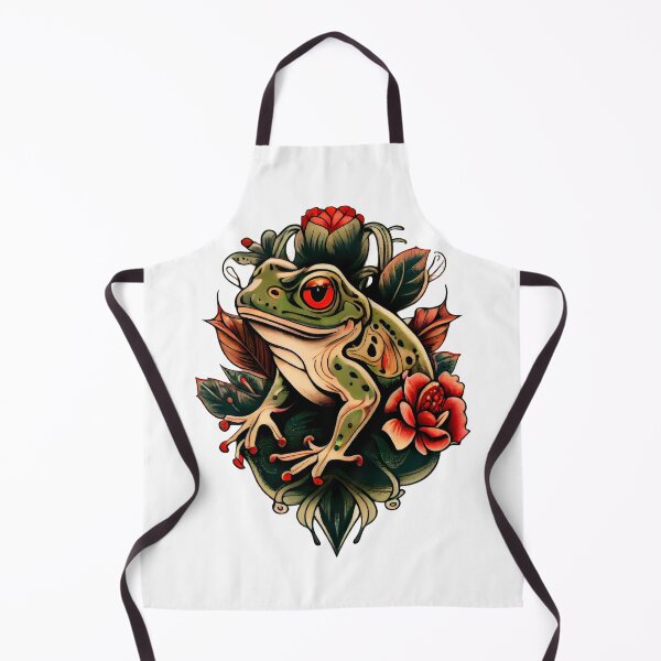 Item preview, frog tattoo designed and sold by TourDePassion.