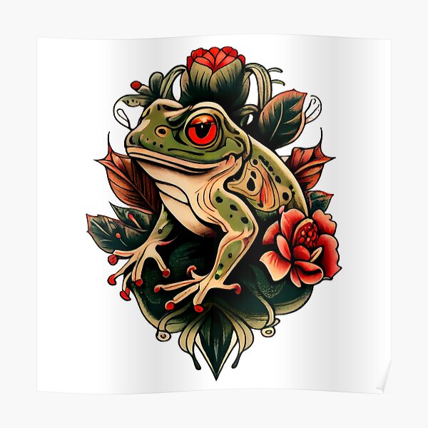 Wizard frog by  Dark Harbor Tattoo Society  Facebook