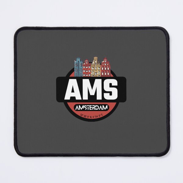 Item preview, Amsterdam City Iconic gps Sticker designed and sold by LeddsoDello.