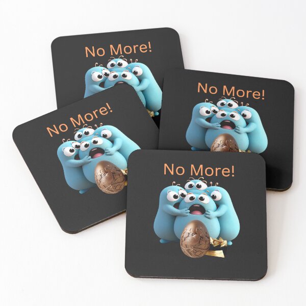 Item preview, Funny Easter Graphic: No More! Four Characters; One Easter Egg designed and sold by MTJ-Mushrooms.