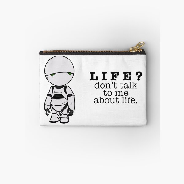 Item preview, HGTTG Marvin Life Quote designed and sold by haldoodles18.