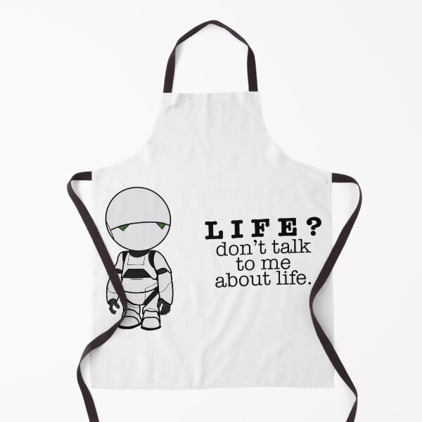 Item preview, HGTTG Marvin Life Quote designed and sold by haldoodles18.