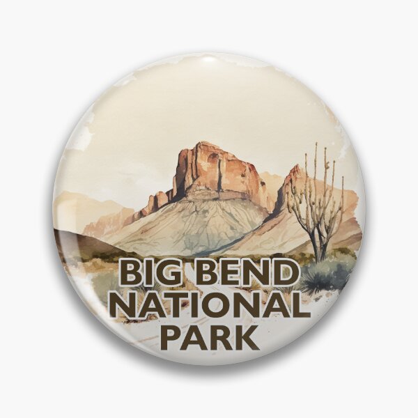 Item preview, Big Bend National Park Boho Watercolor Circle designed and sold by PikoApparel.