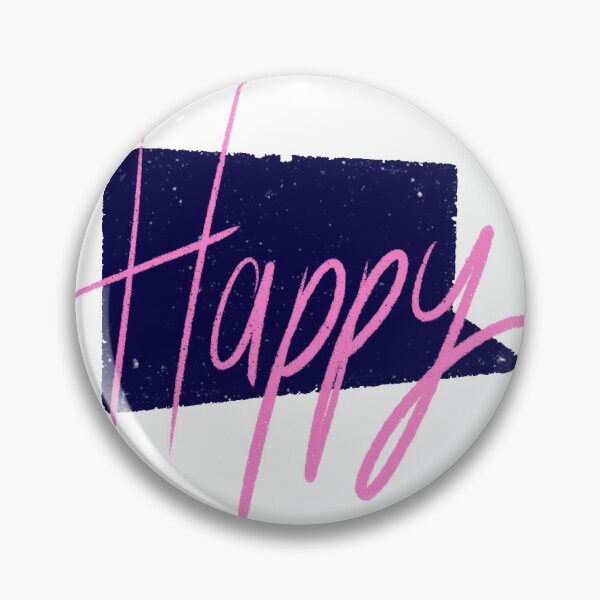 Item preview, Pink and blue happy hand letters designed and sold by IULIART.