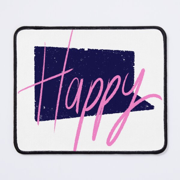 Item preview, Pink and blue happy hand letters designed and sold by IULIART.